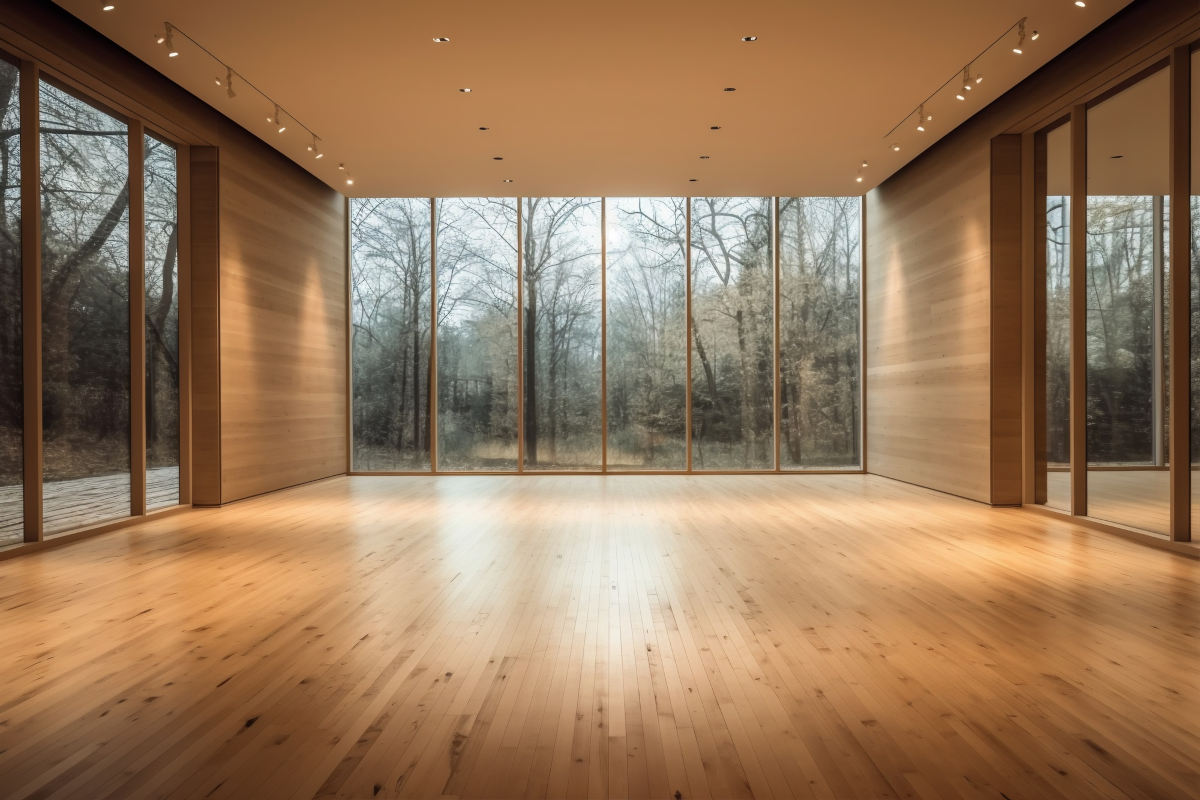 Blick in ein barrierefreies Zimmer